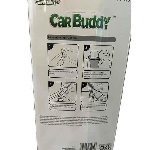 Inflatable CarBuddy Reindeer NWT - Picture 2 of 2